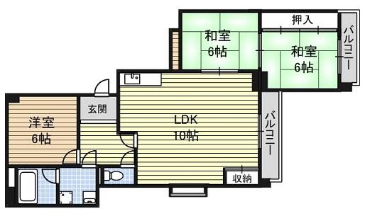 愛知県名古屋市中区正木２丁目 間取り