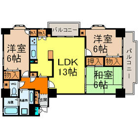 愛知県名古屋市中区丸の内１丁目 間取り