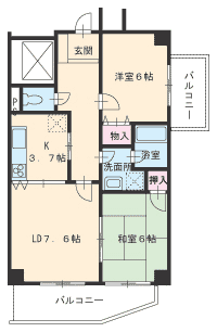 第２アマクサビル 間取り
