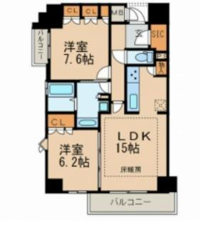 愛知県名古屋市千種区高見２丁目 間取り