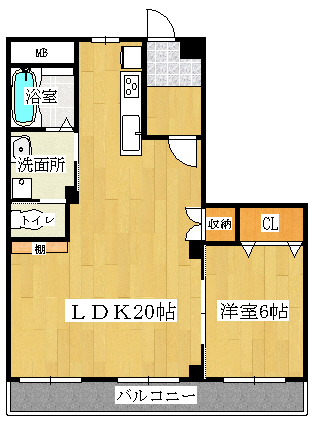 愛知県名古屋市中川区打中１丁目 間取り