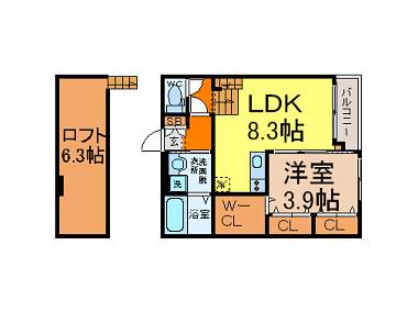 エバーブライト名駅南 間取り