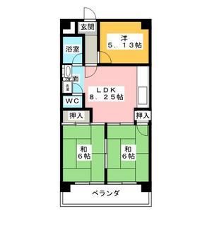 愛知県名古屋市西区新福寺町１丁目 間取り