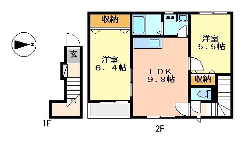 ベルメゾンＡＺ 間取り