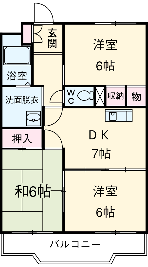 ラルジャンＣ館 間取り