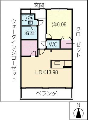 愛知県名古屋市緑区潮見が丘３丁目２８番地 間取り