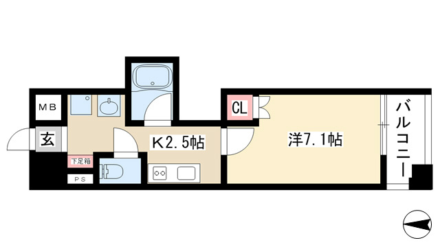 愛知県名古屋市中区大須３丁目 間取り