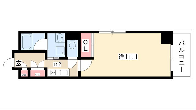 愛知県名古屋市中区上前津２丁目 間取り