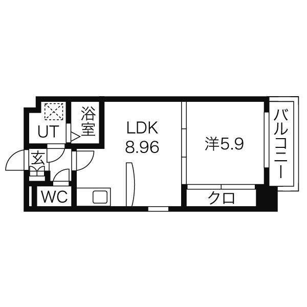 愛知県名古屋市中区葵２丁目 間取り