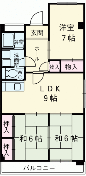 第2三栄ハイツ 間取り