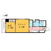 愛知県名古屋市中区上前津２丁目 間取り