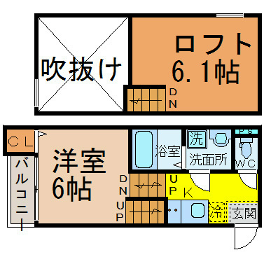 愛知県名古屋市中区新栄２丁目 間取り