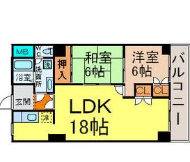 愛知県名古屋市中区正木４丁目１１番１３号 間取り
