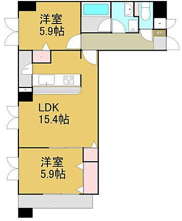 愛知県名古屋市中区千代田４丁目 間取り