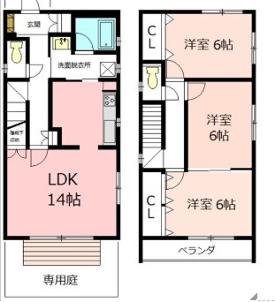 愛知県名古屋市中川区大畑町１丁目 間取り