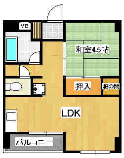 愛知県名古屋市西区浅間２丁目 間取り