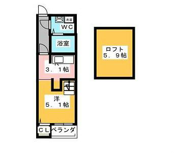 愛知県名古屋市中村区中島町２丁目 間取り