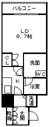 愛知県名古屋市東区泉１丁目 間取り