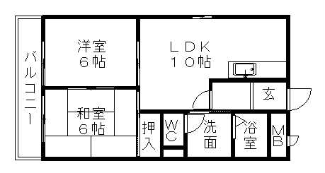 フラワーハイツ 間取り