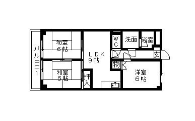 愛知県名古屋市中村区横井２丁目 間取り