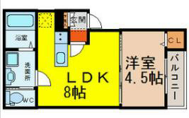 愛知県名古屋市中村区千原町 間取り