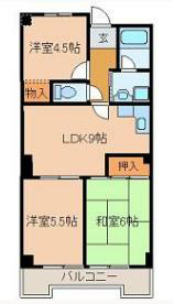 愛知県名古屋市中村区烏森町３丁目 間取り