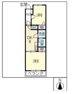 愛知県名古屋市中村区藤江町２丁目 間取り