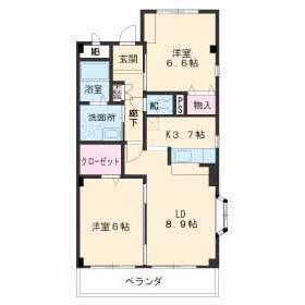 愛知県名古屋市中川区江松１丁目 間取り