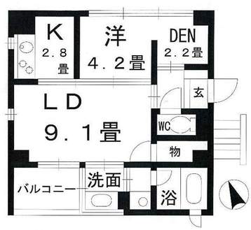 愛知県名古屋市千種区堀割町２丁目 間取り