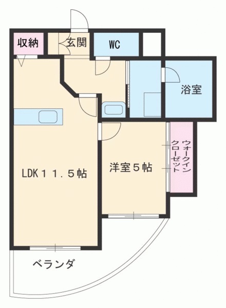 ベレーサ築地口　ステーションタワー 間取り