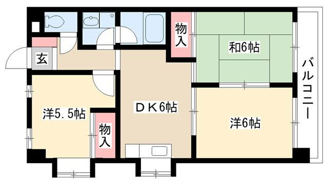 愛知県名古屋市西区中小田井２丁目 間取り