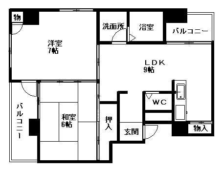 愛知県名古屋市名東区延珠町 間取り