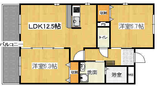 アネックス栄Ⅲ 間取り