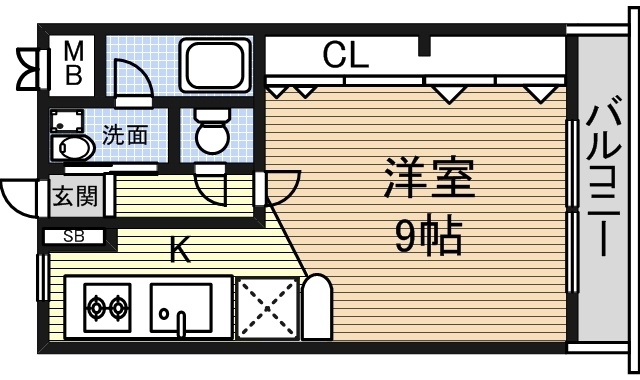 愛知県名古屋市中区古渡町 間取り
