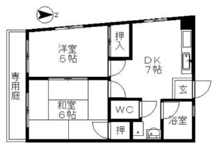 愛知県名古屋市中村区竹橋町 間取り