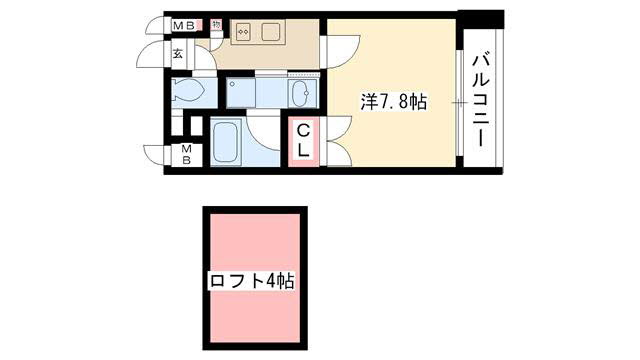 愛知県名古屋市中区正木４丁目 間取り