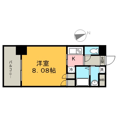 愛知県名古屋市中区千代田３丁目 間取り