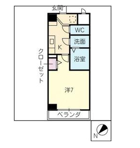 愛知県名古屋市中区新栄１丁目 間取り