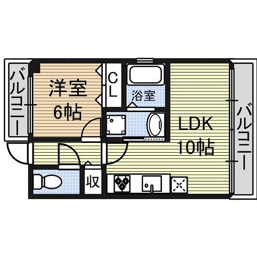 愛知県名古屋市中村区砂田町１丁目 間取り