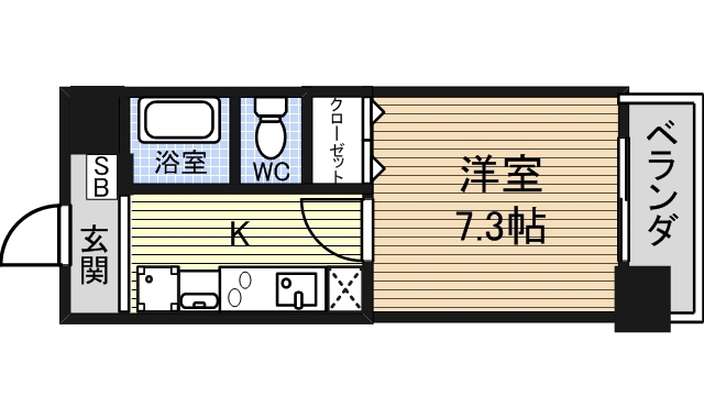 愛知県名古屋市中区栄５丁目 間取り