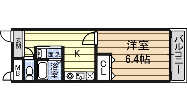 キャッスル若宮 間取り