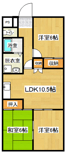 愛知県名古屋市中川区東春田２丁目 間取り
