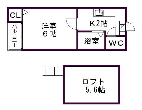 愛知県名古屋市中川区松重町 間取り