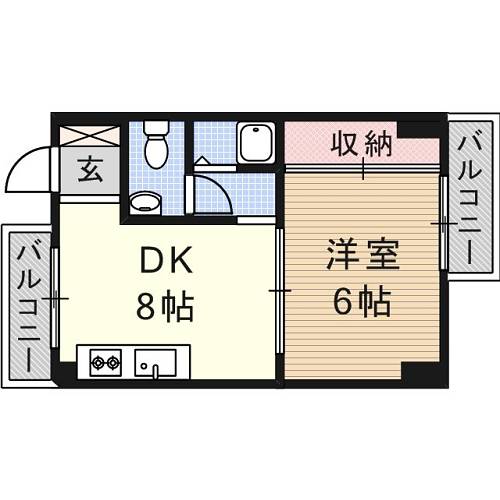コーポ高蔵 間取り