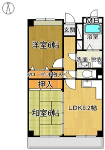 愛知県名古屋市中川区高畑１丁目 間取り