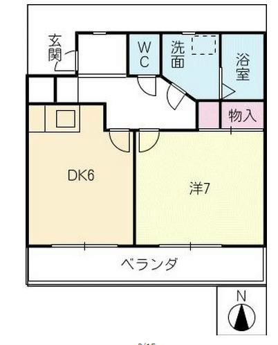 愛知県名古屋市昭和区川名町５丁目 間取り