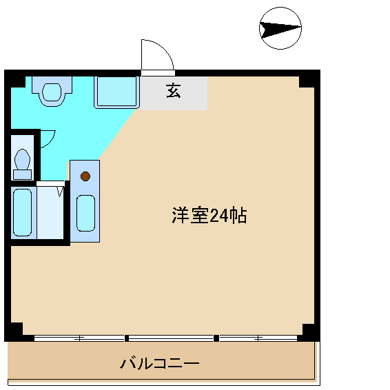 ノイエシュトラッセ山木田ビル 間取り