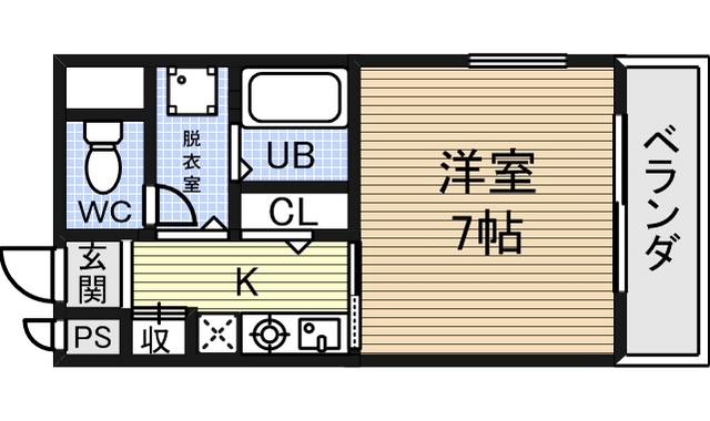 愛知県名古屋市中区新栄１丁目14-26 802 間取り