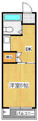 愛知県名古屋市中村区竹橋町 間取り