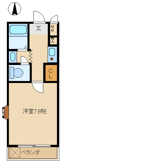 愛知県名古屋市中村区中村中町４丁目 間取り
